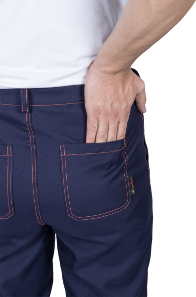 Костюм ХИМОС противокислотный (т.синий/оранжевый)