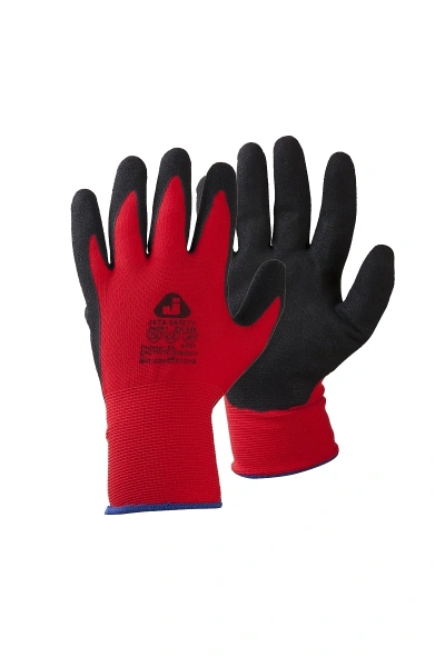 Перчатки JETA SAFETY JN051 с нитриловым покрытием (красный/черный) Перчатки JETA SAFETY JN051 с нитриловым покрытием (красный/черный)