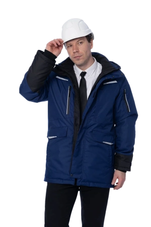 Парка BRODEKS KW 215 зимняя (синий)