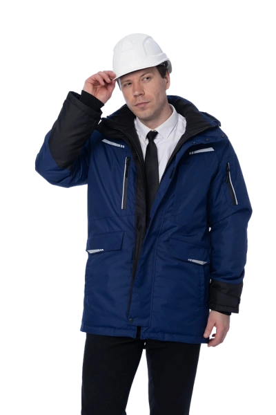 Парка BRODEKS KW 215 зимняя (синий)