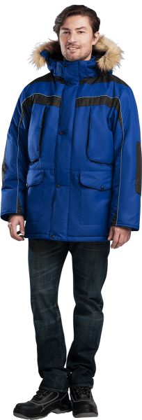 Куртка ДИКСОН зимняя (василёк/чёрный)