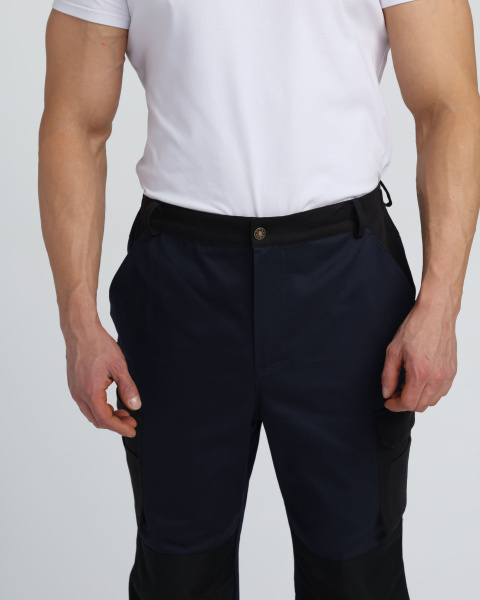 Брюки МИЛАН CH (т.синий/черный)