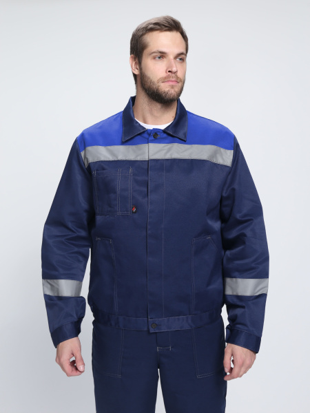 Костюм ЛИГОР-1 СОП К. с БР (т.синий/васильковый)