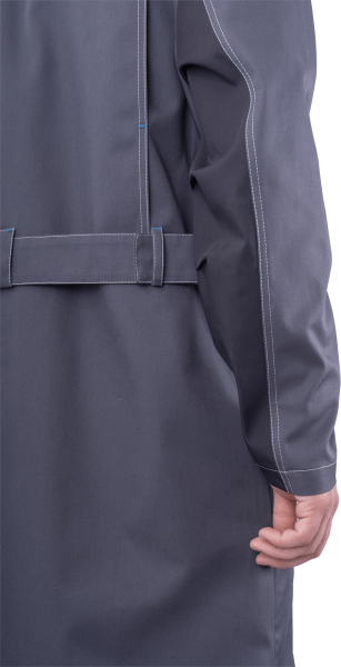 Халат ТУРБО SAFETY (серый/т.серый)