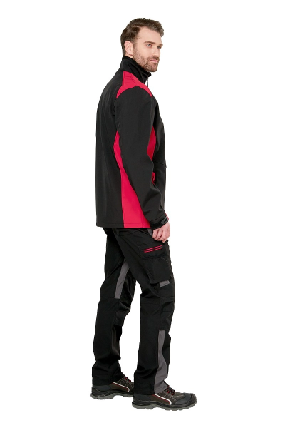 Куртка СТУДИО (черный/красный)