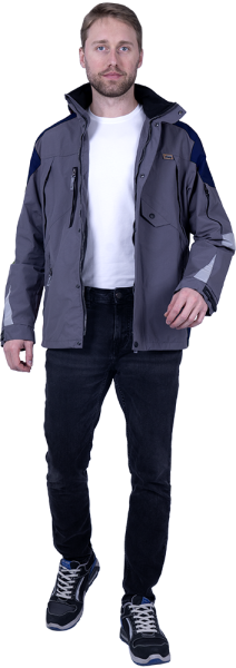 Куртка-штормовка РЕСПЕКТ (серый)