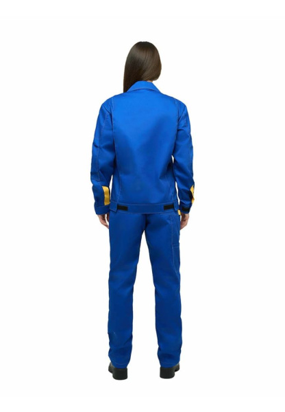 Костюм КАМА Л10-КБР женский с БР (васильковый/серый)