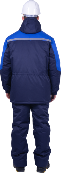 Куртка СПЕЦ зимняя (т.синий/васильковый)