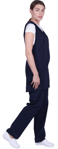 Униформа ВУППИ фартук брюки (синий)