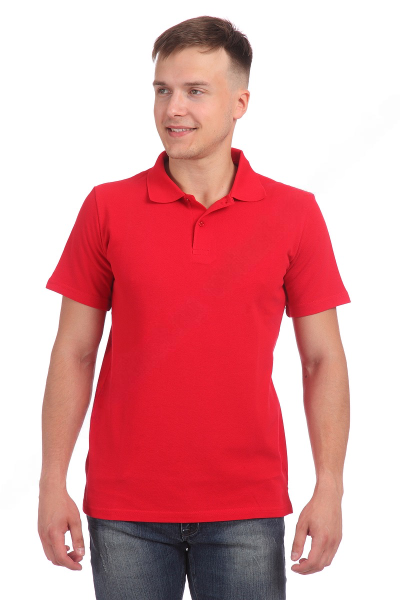 Рубашка Поло унисекс (красный)