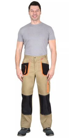 Брюки СИРИУС-МАНХЕТТЕН стрейч (песочный)