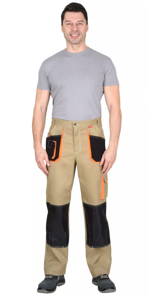 Брюки СИРИУС-МАНХЕТТЕН стрейч (песочный)