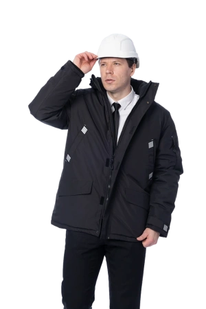 Парка Brodeks KW 204 зимняя (черный)