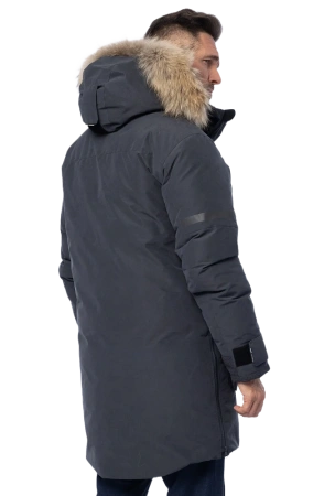 Куртка-парка BRODEKS VIP KW 233 зимняя (т.серый)