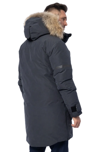 Куртка-парка BRODEKS VIP KW 233 зимняя (т.серый)