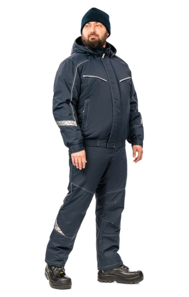 Брюки АДЛЕР зимние (т.синий)