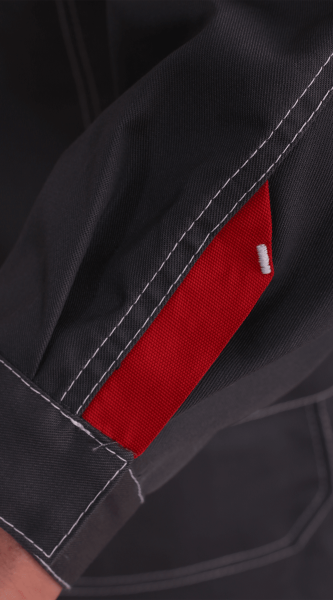 Куртка RONTA KR3080 (т.серый/св.серый)