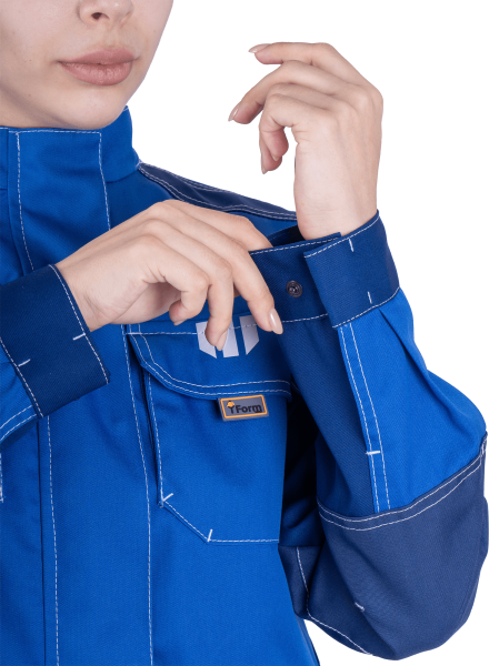 Куртка ЭДВАНС женская (василек/синий)