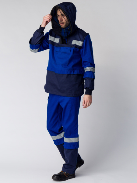 Костюм ИМПУЛЬС с БР противоэнцефалитный антигнус (т.синий/васильковый)