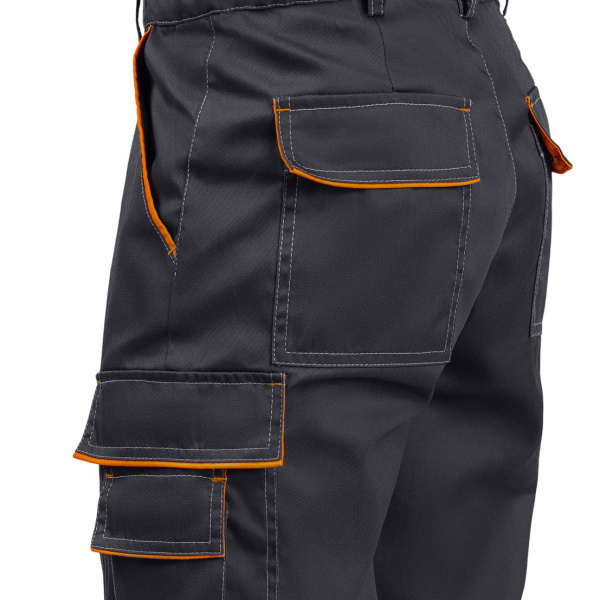 Костюм ДОН с БР (т.серый/св.серый/оранжевый)