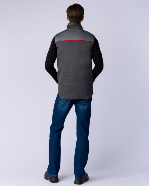 Жилет ФЛОФТ зимний (т.серый/серый)