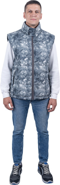 Жилет САТУРН зимний (серый)
