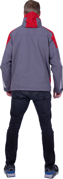 Куртка-штормовка РЕСПЕКТ (синий/красный)