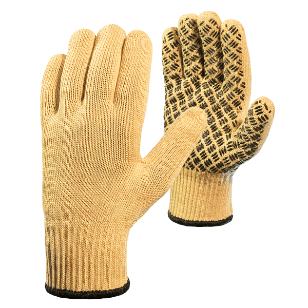 Перчатки ДЖОКЕР от порезов из высокопрочной пара-арамидной нити с силиконовым нанесением