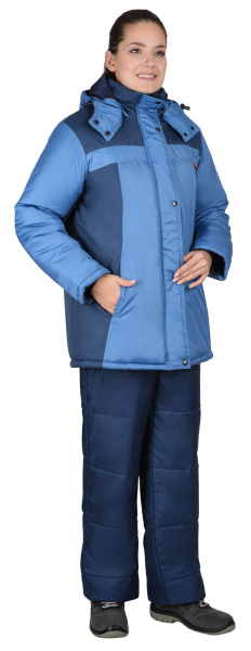 Куртка СИРИУС-ФРИСТАЙЛ женская (синий/голубой)