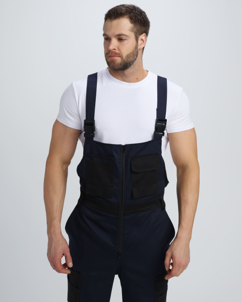 Полукомбинезон МИЛАН NEW CH МВО (т.синий/черный)