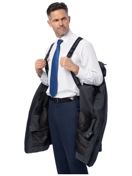 Куртка-парка BRODEKS VIP KW 233 зимняя (т.серый)