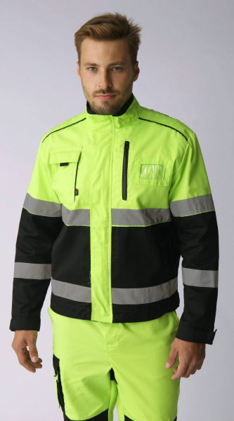 Куртка дорожник С-1 (лимонный/черный)