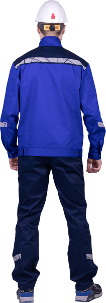 Куртка СТРОНГ ИМПОРТ (васильковый/т.синий)