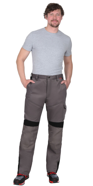 Брюки ЦИТРИН (серый/черный)