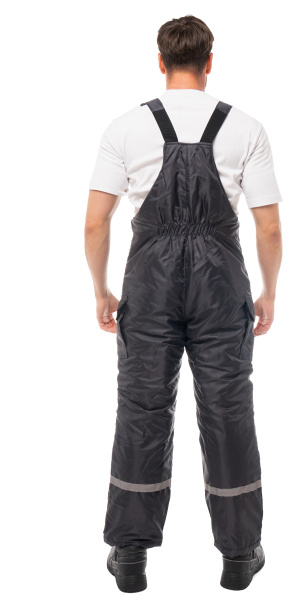 Костюм БАЛТИКА зимний с ПК (т.серый/красный)