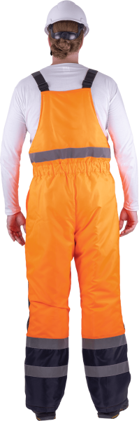 Костюм БРАЙТ зимний с ПК (оранжевый/синий)