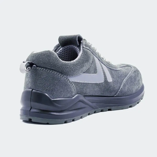 Кроссовки замшевые ПУ-ТПУ с КП и КС (серый)