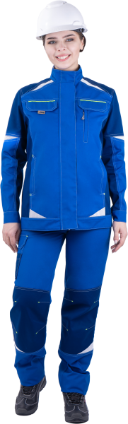 Куртка ТУРБО SAFETY женская (василек/синий)