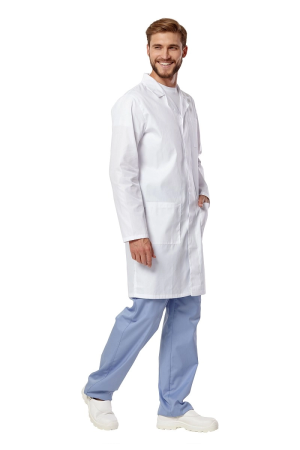 Халат КАСТЕЛЬ (белый) мужские медицинские