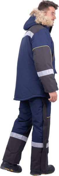 Костюм УРАГАН-УЛЬТРА с ПК зимний (т.синий/черный)