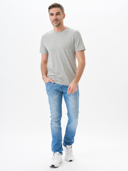 Футболка PREMIUM (меланж т.серый)