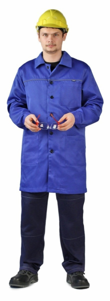 Халат ВАЛЕНТ (васильковый)