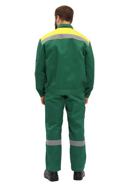 Костюм ЛЕГИОН с ПК (т.зеленый/желтый)