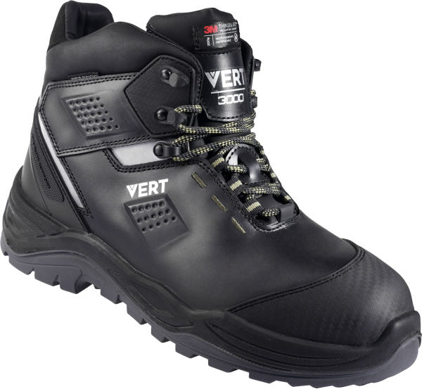 Ботинки VERT ПУ/ТПУ Thinsulate® шерст.мех с КП и КС (черный)