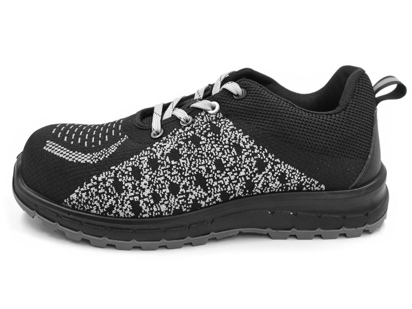 Полуботинки МИСТРАЛЬ AZ001-CK ПУ-ТПУ с КП и КС (серый/черный)