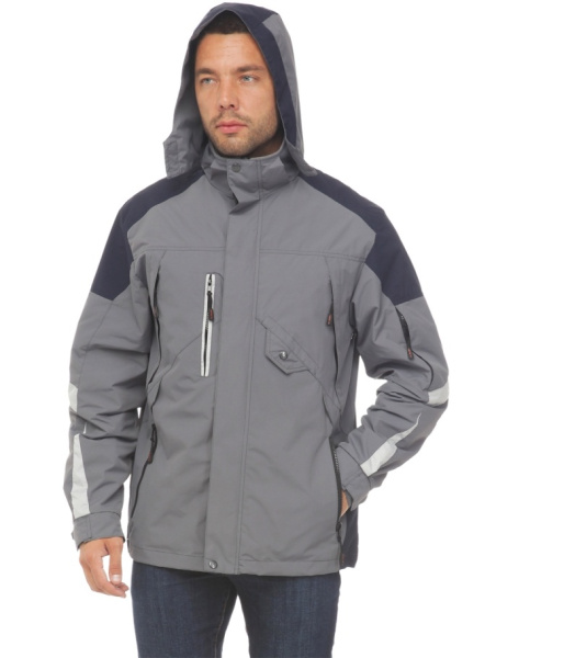 Куртка-штормовка РЕСПЕКТ (серый)