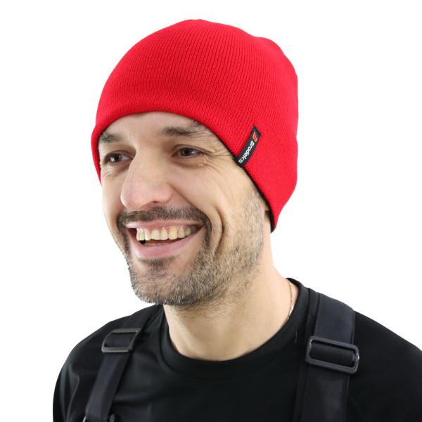 Шапка BRODEKS LIGHT BICOLOR (красный/черный)