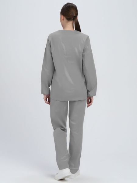 Костюм ХАССП-БАЗА женский с БР (серый)