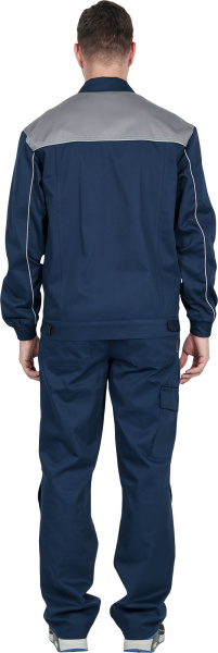 Костюм КОНФОРМ с БР (т.синий/серый)