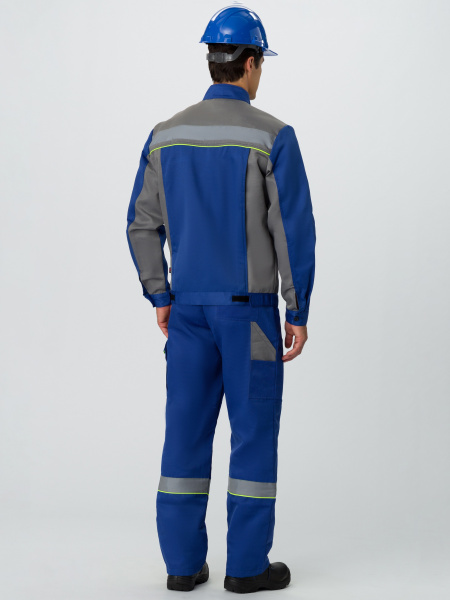 Костюм ПРАКТИК СОП с ПК (васильковый/серый)